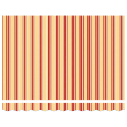 Electric Retractable Awning Multicolour 3.5 x 2.5 m
