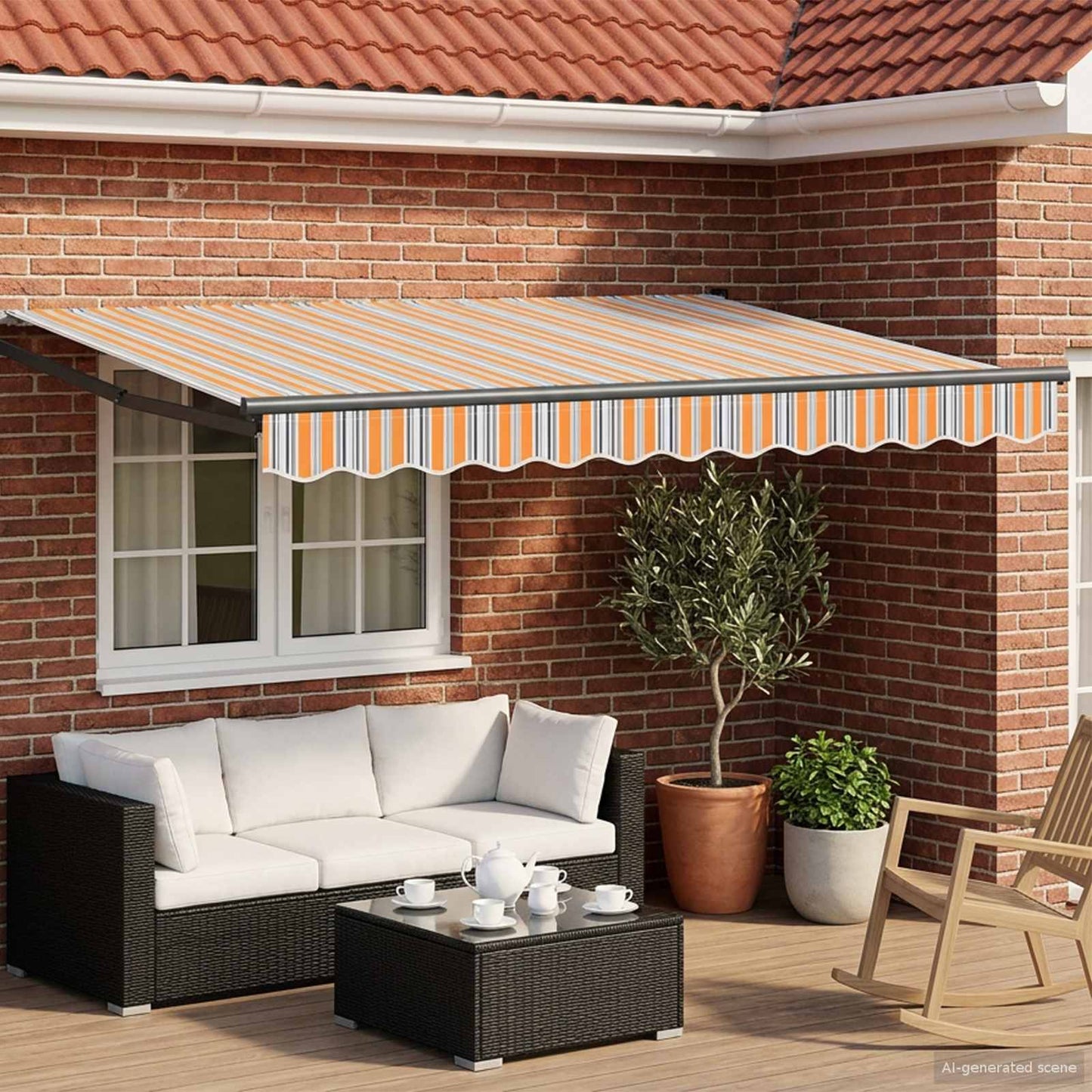 Electric Retractable Awning 3.5 x 2.5 m