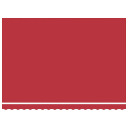 Electric Retractable Awning Red and Anthracite 4 x 3 m