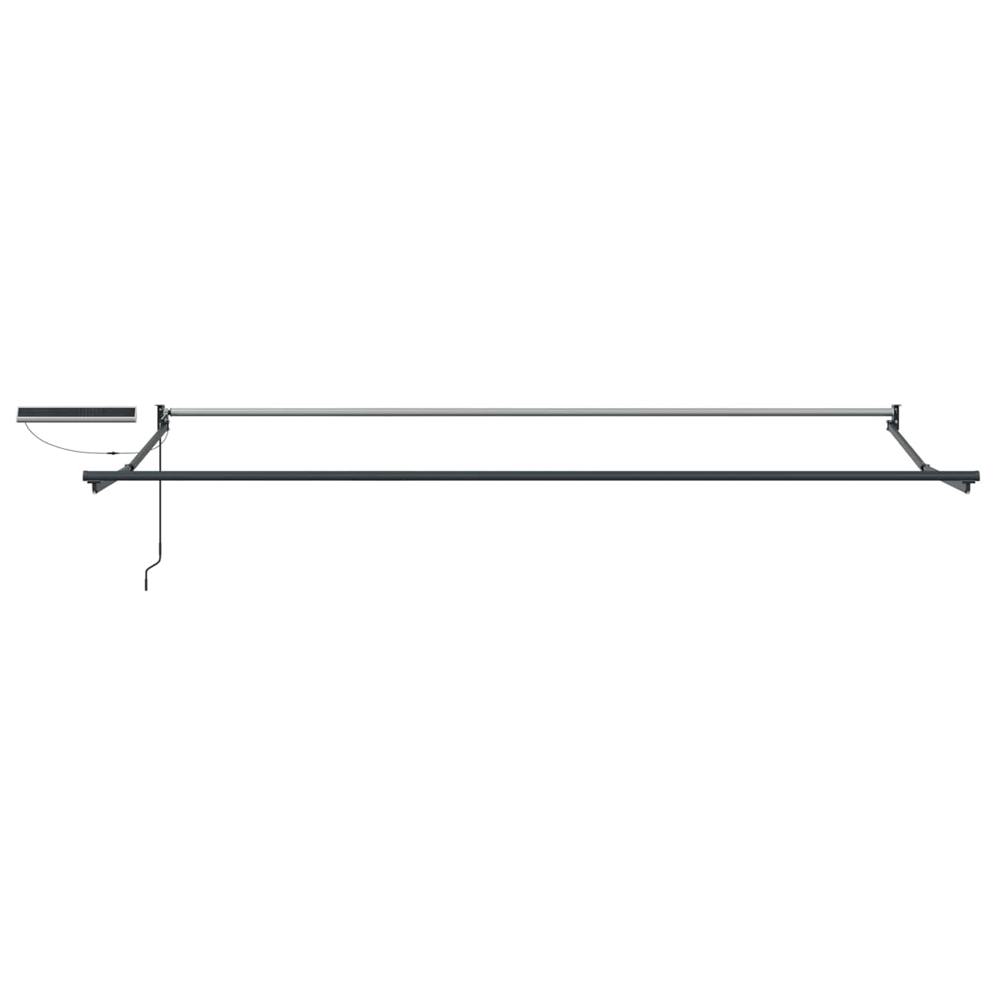 Electric Retractable Awning Brown and Anthracite 4.5 x 3 m