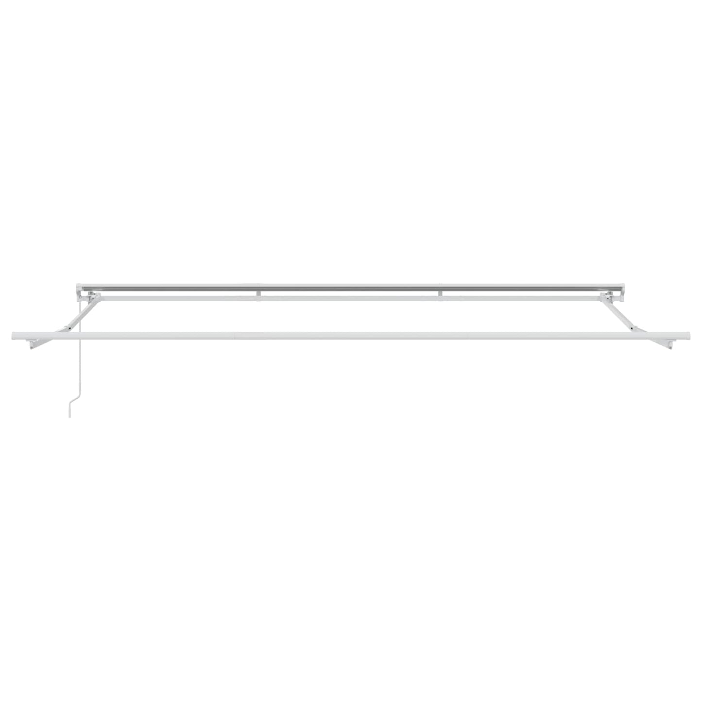 Manual Retractable Awning Burgundy 4 x 3.5 m