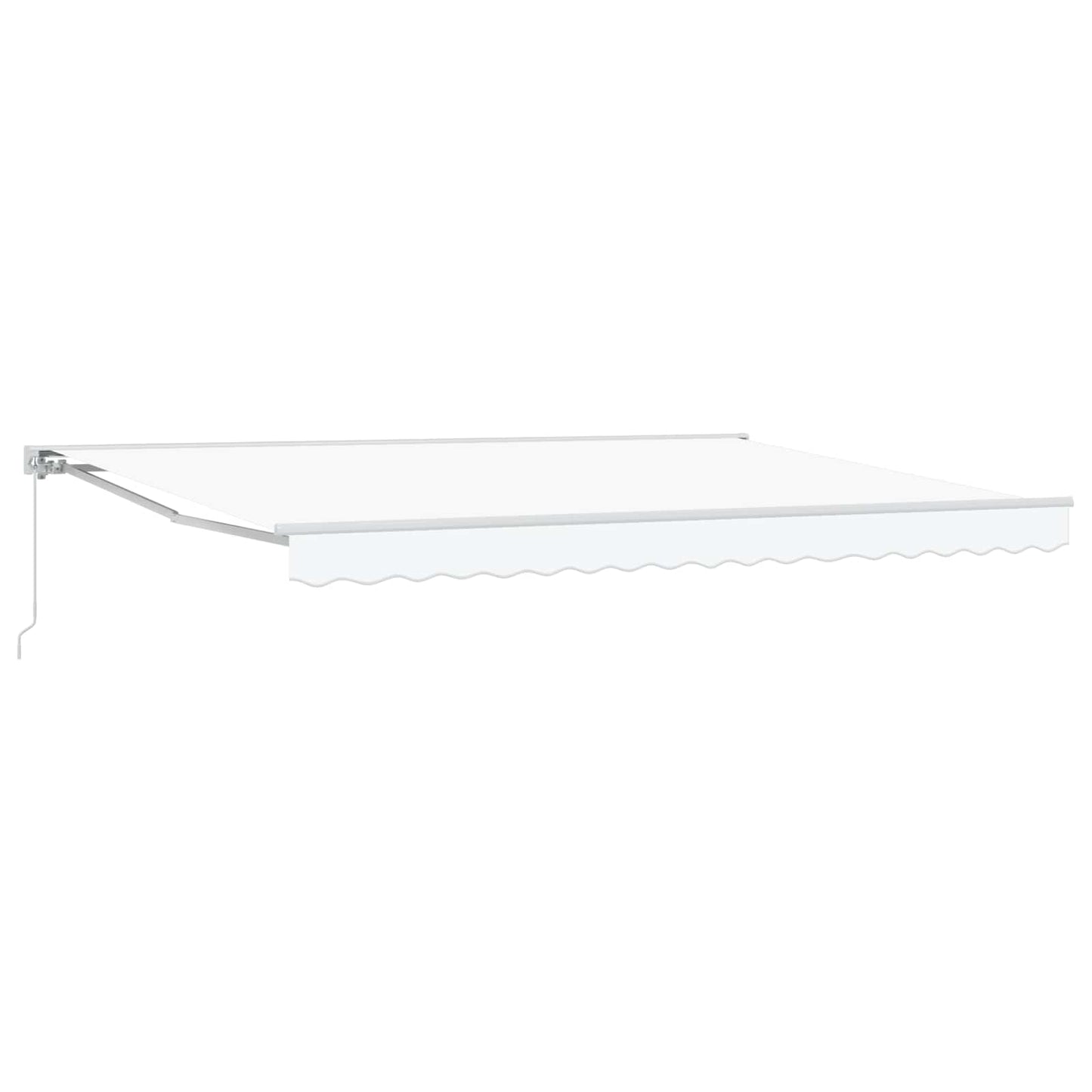 Manual Retractable Awning White 4 x 3.5 m
