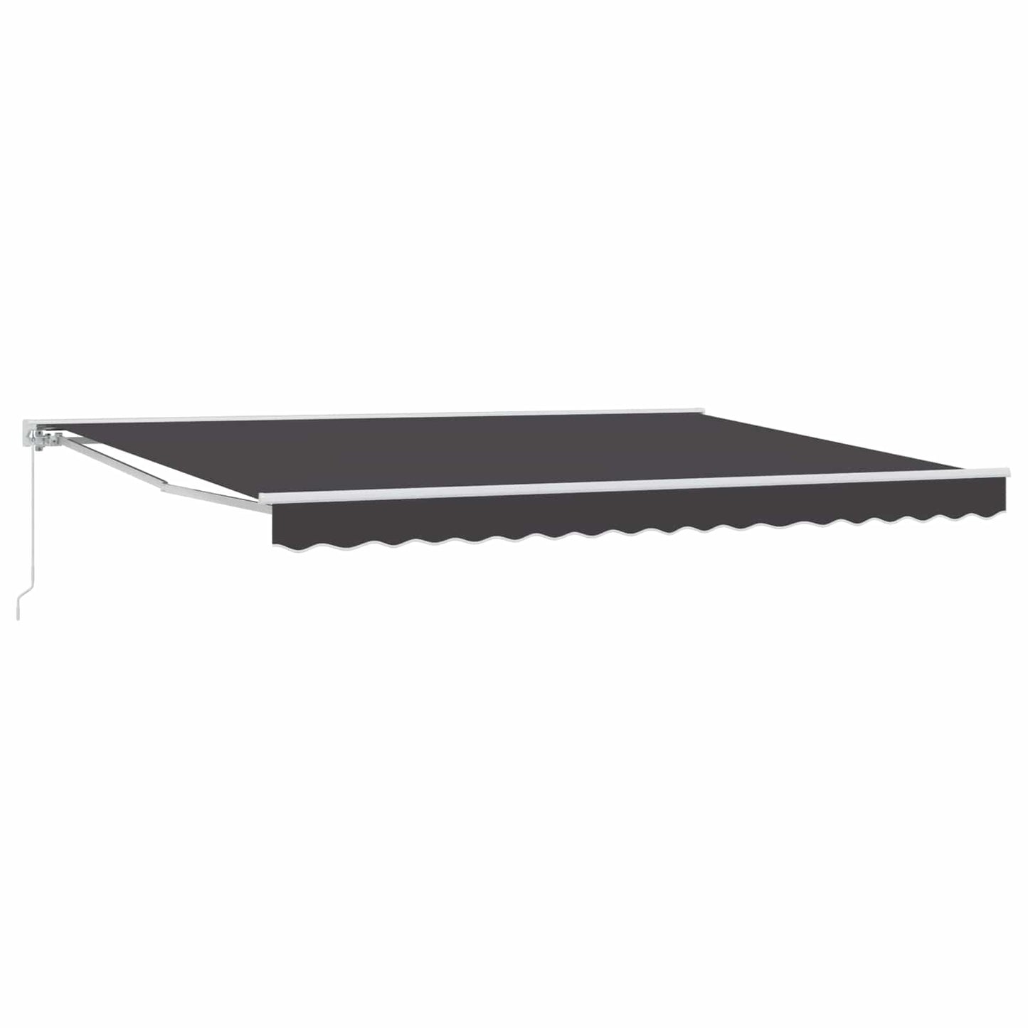 Manual Retractable Awning Anthracite 4.5 x 3 m