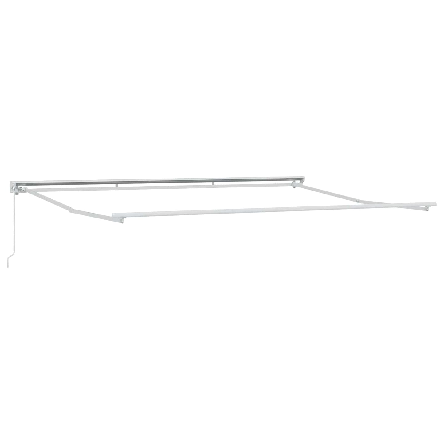 Manual Retractable Awning Yellow and Orange 4.5 x 3 m
