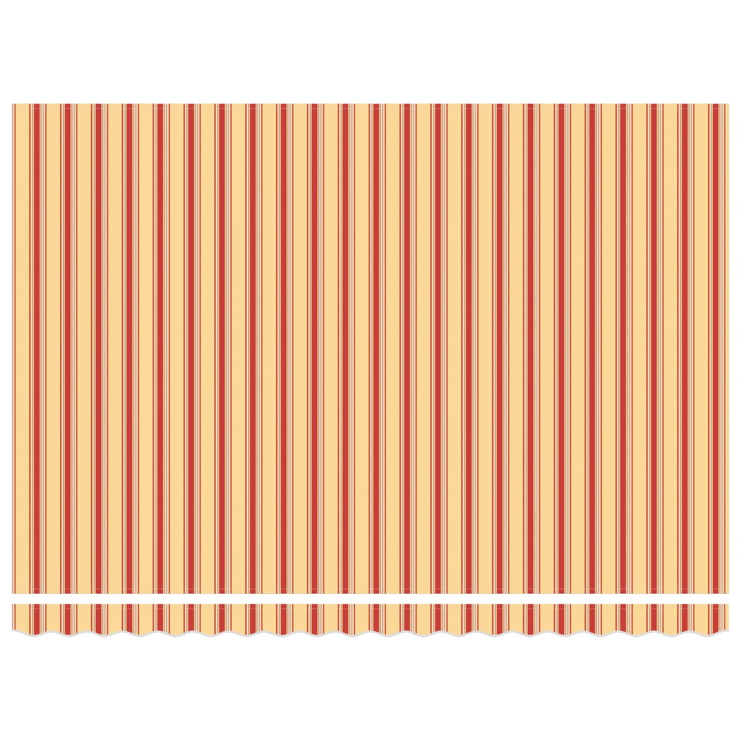 Manual Retractable Awning Yellow and Orange 4.5 x 3 m