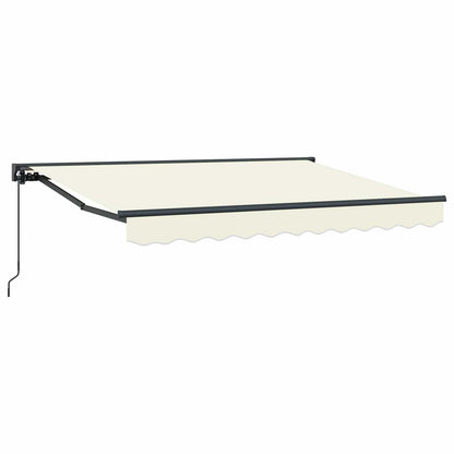 Manual Retractable Awning Cream 3 x 2 m
