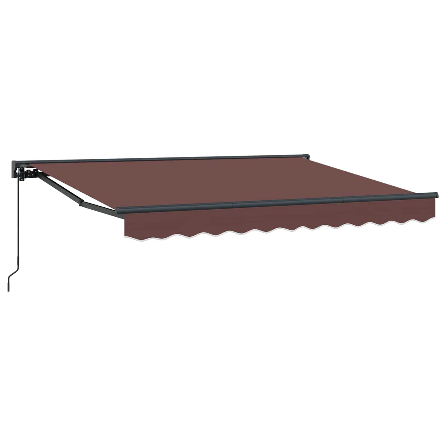 Manual Retractable Awning Brown 3 x 2 m