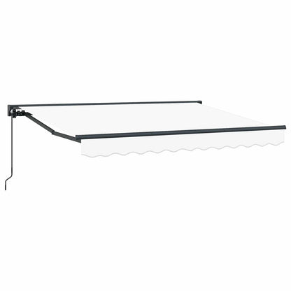 Manual Retractable Awning White 3 x 2 m