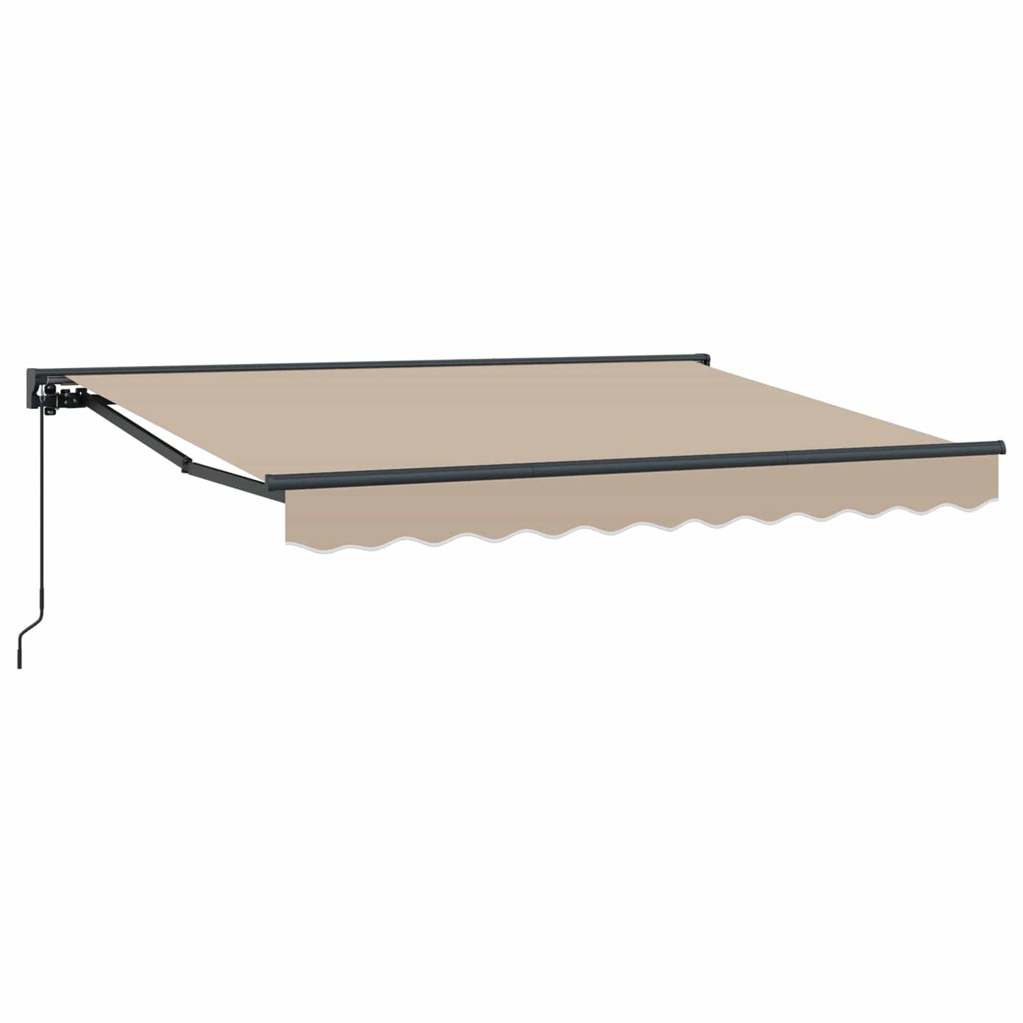 Manual Retractable Awning Beige 3.5 x 2 m