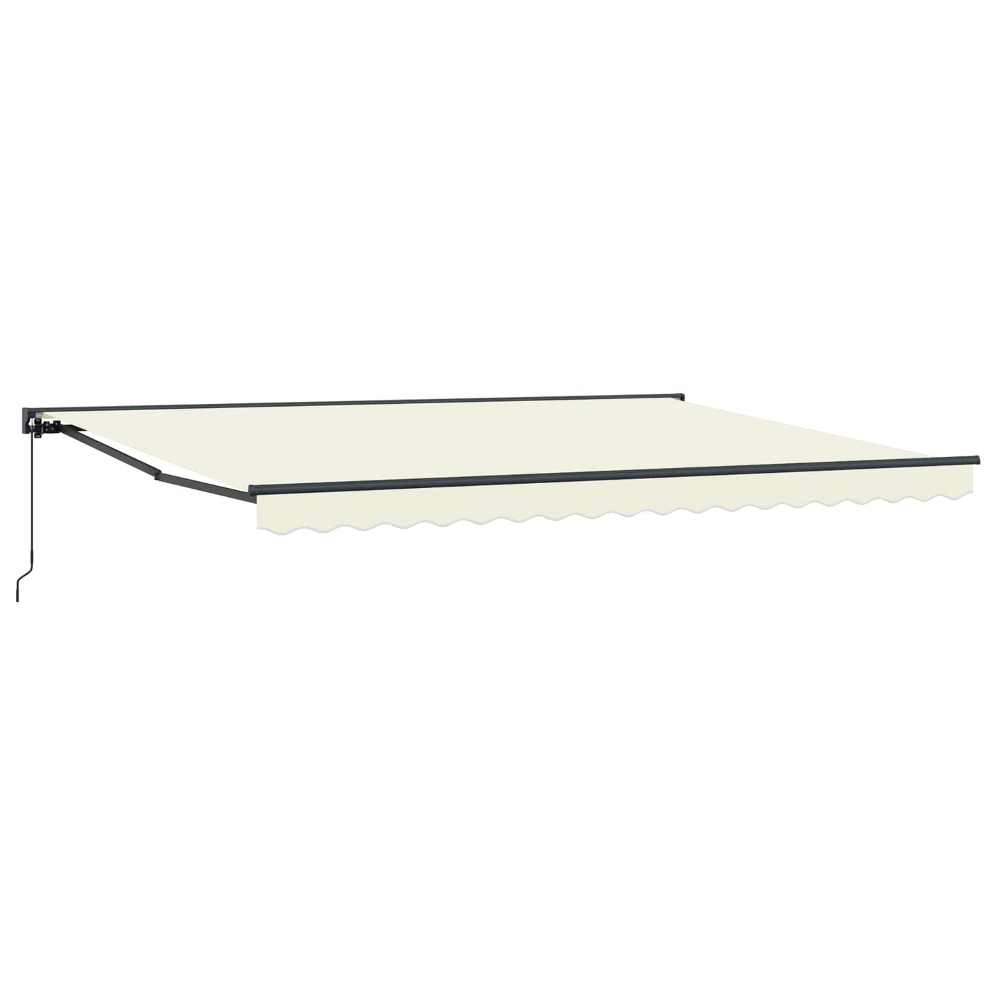 Manual Retractable Awning Cream 4 x 2 m