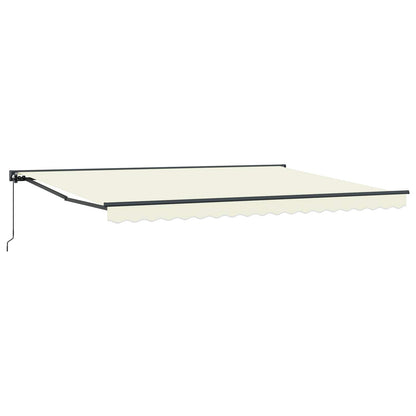Manual Retractable Awning Cream 4 x 2 m