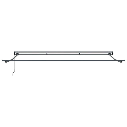 Manual Retractable Awning Orange, Grey, Blue and White