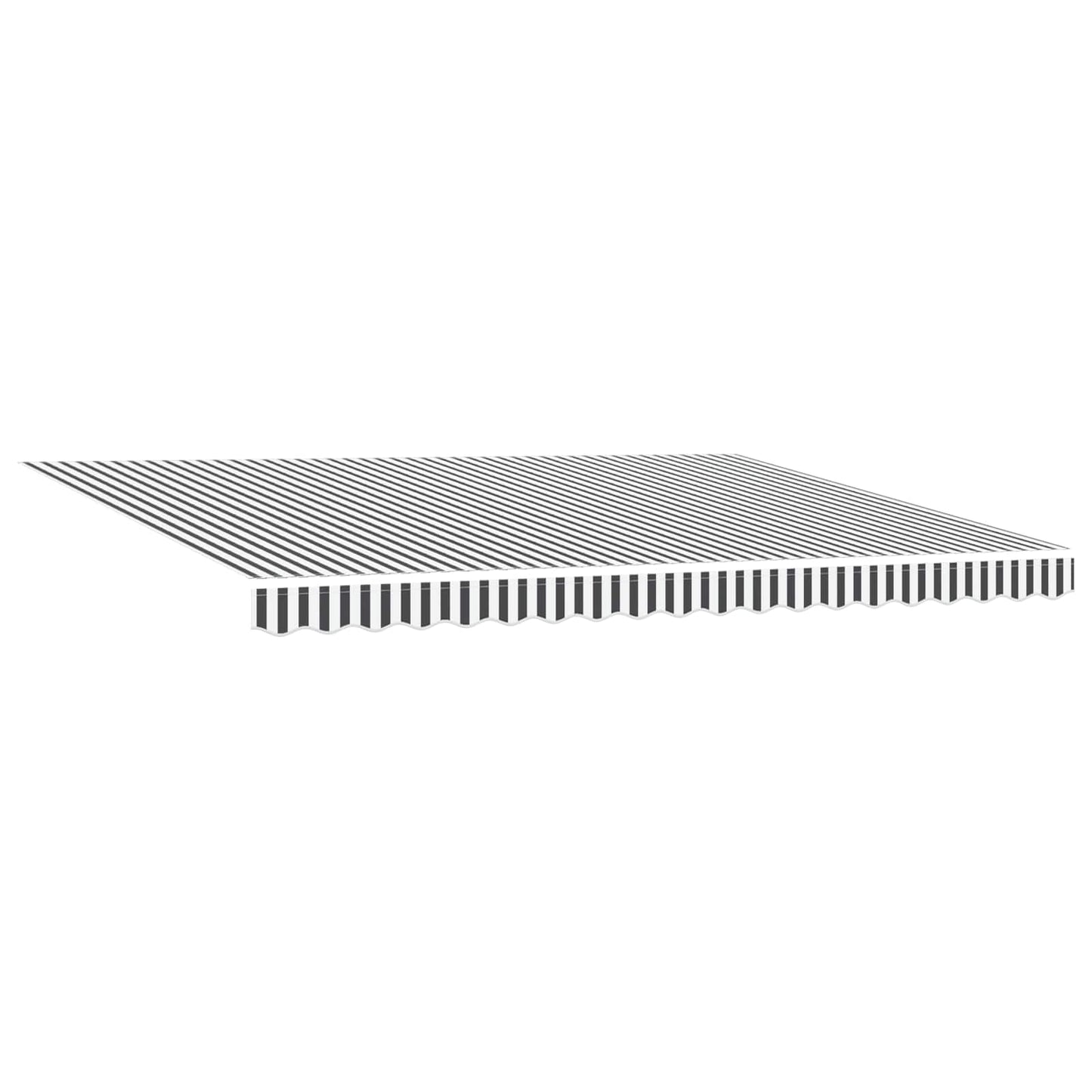 Manual Awning Frame with LEDs Anthracite and White 4 x 3.5 m