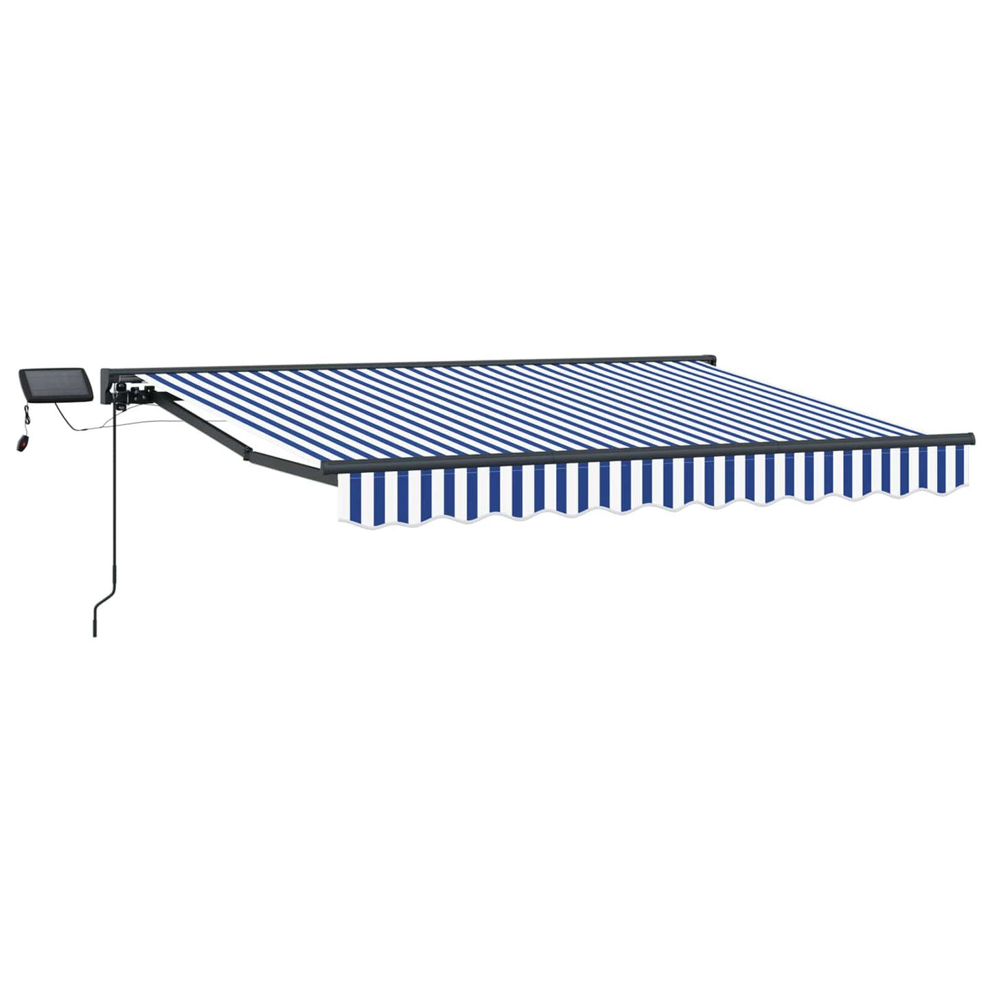 Manual Awning Frame with LEDs 3 x 2 m Polyester with PU coating