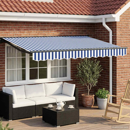 Manual Awning Frame with LEDs 3 x 2.5 m
