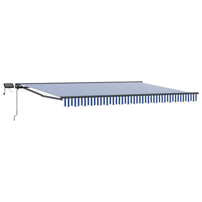 Manual Awning Frame with LEDs 4.5 x 3 m