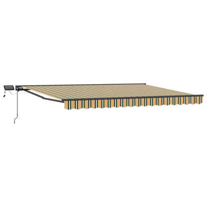 Manual Awning Frame with LEDs 4.5 x 3.5 m