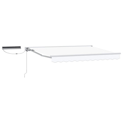 Electric Retractable Awning White 3.5 x 2 m