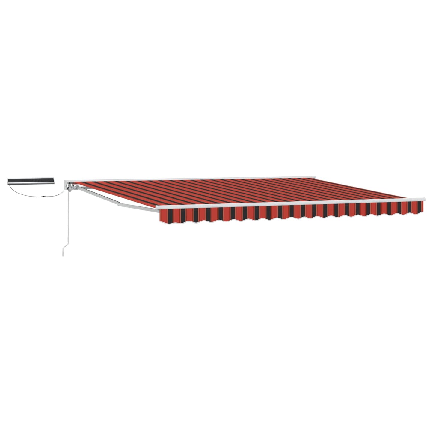 Electric Retractable Awning Orange, Black and White 4 x 3.5 m