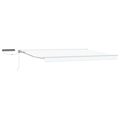 Electric Retractable Awning White 4.5 x 3.5 m