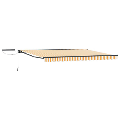 Electric Retractable Awning 4 x 2 m Polyester with PU coating