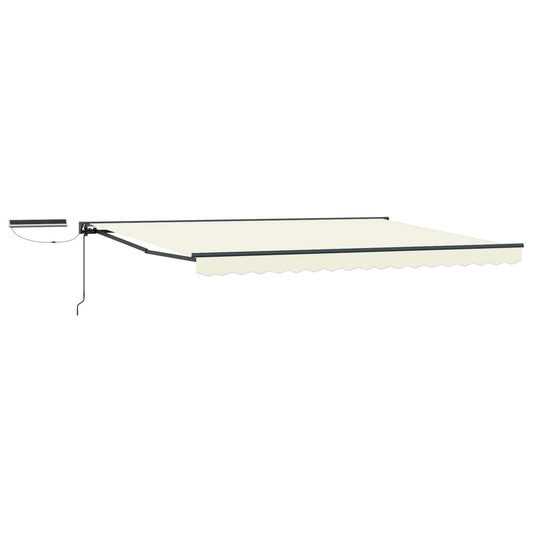 Electric Retractable Awning Cream and Anthracite 4 x 3.5 m