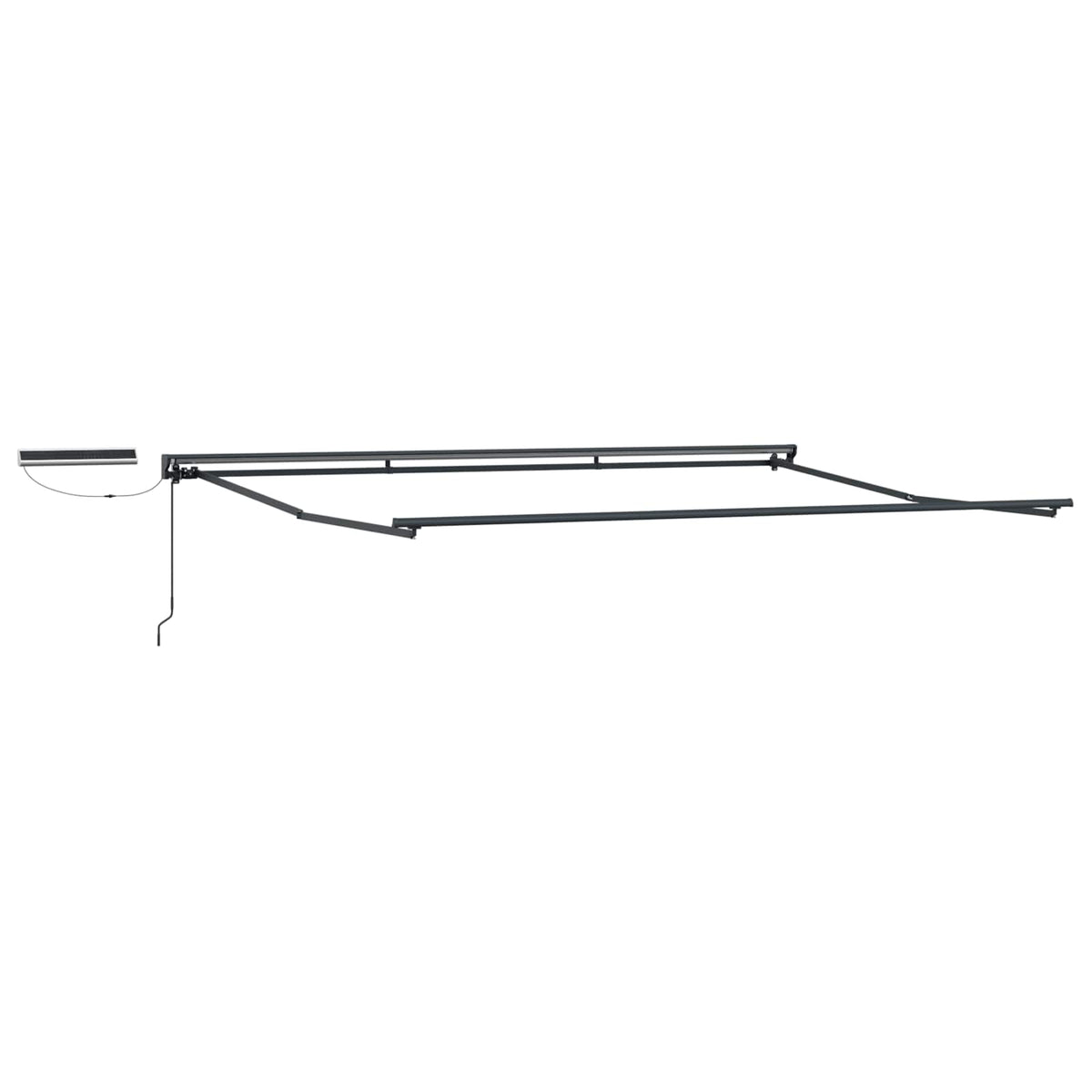 Electric Retractable Awning 4.5 x 3 m Polyester with PU coating