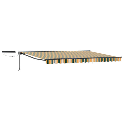 Electric Retractable Awning 5 x 3 m Polyester with PU coating