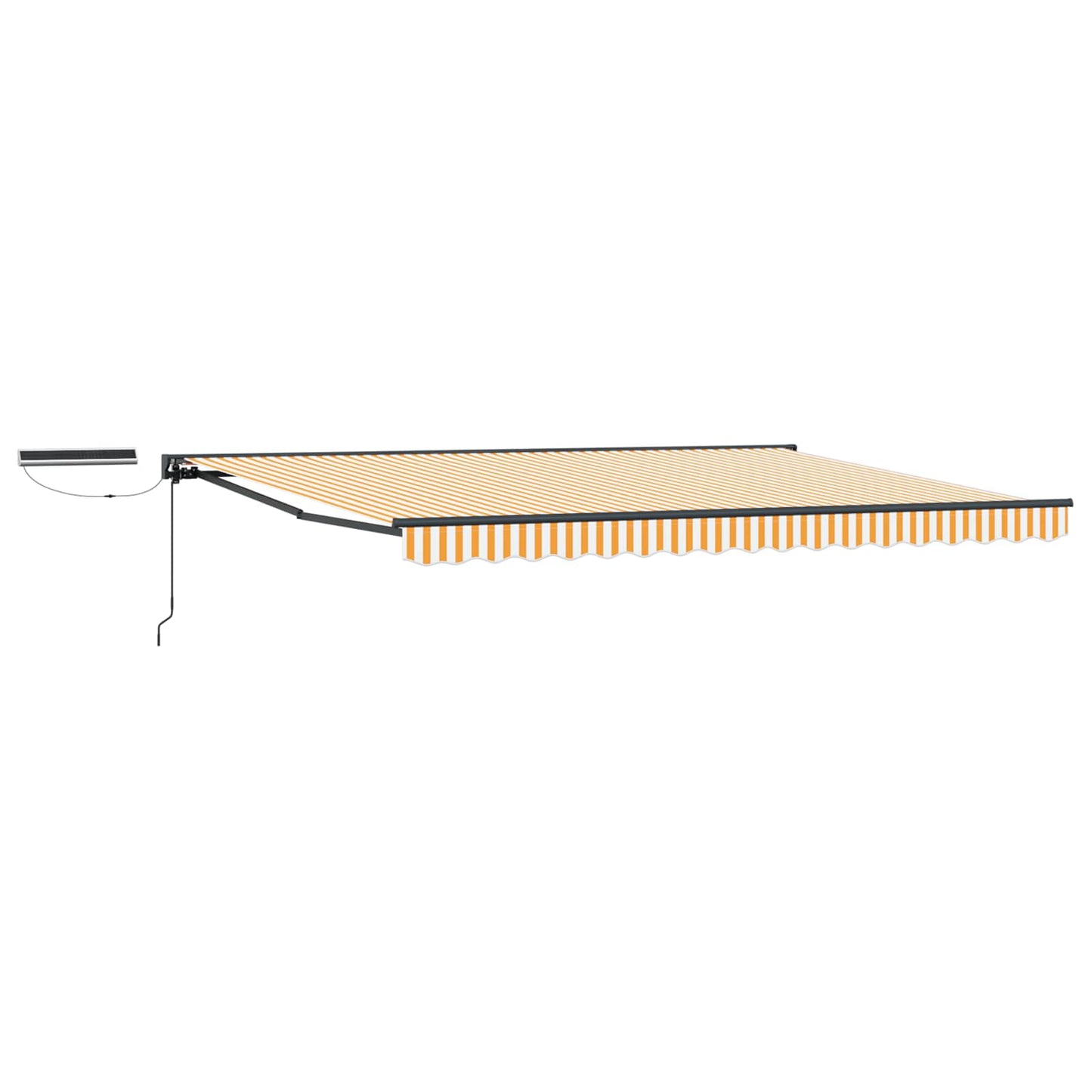 Electric Retractable Awning 5 x 3.5 m Polyester with PU coating