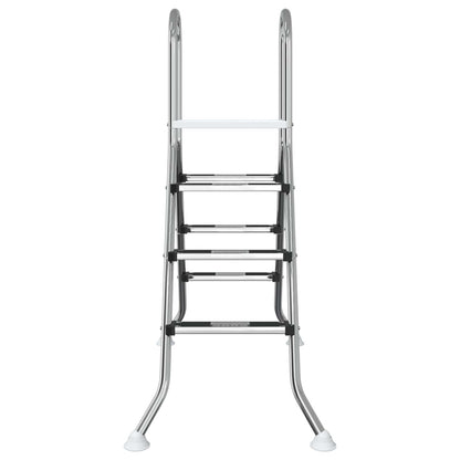Above Ground Pool Ladder 100 cm 3-Step Stainless Steel 304