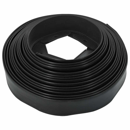 Lawn Edgings Black 3000 x 4 x 5 cm Plastic