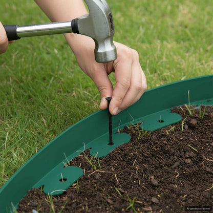 Lawn Edgings Green 2000 x 4 x 5 cm Plastic
