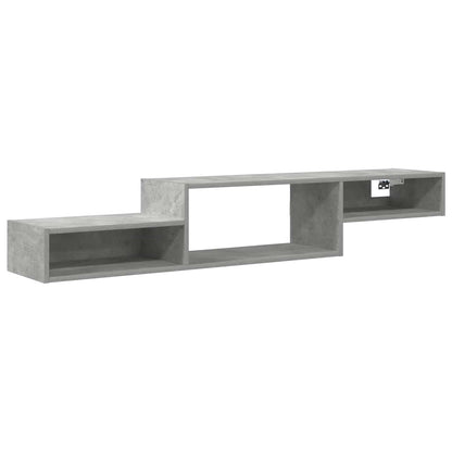 Wall-mounted TV Cabinet Wall-Mounted Concrete Grey