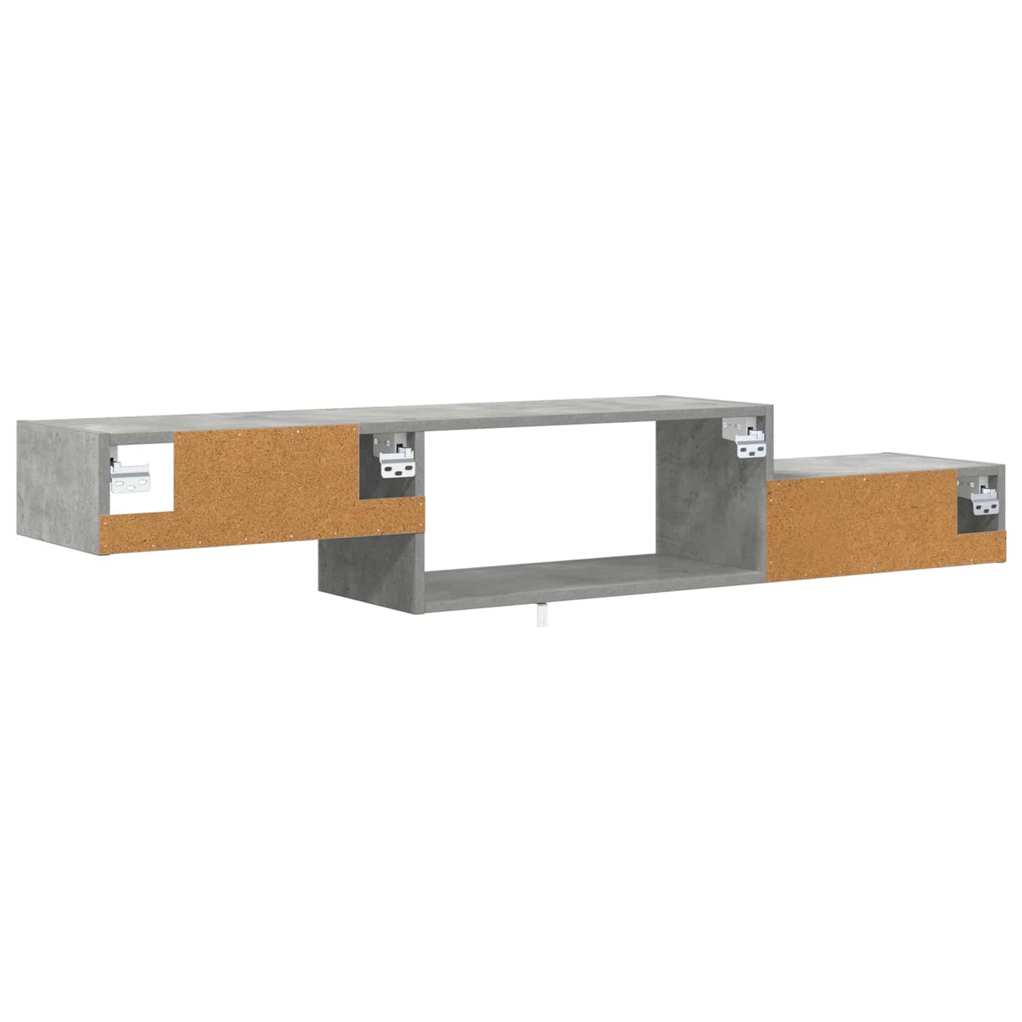 Wall-mounted TV Cabinet Wall-Mounted Concrete Grey