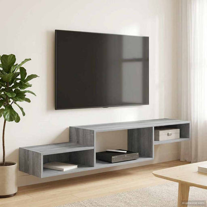 Wall-mounted TV Cabinet Wall-Mounted Grey Sonoma