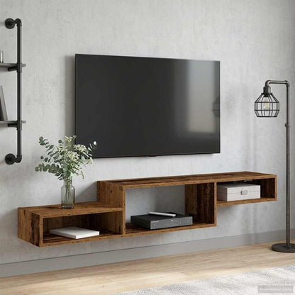 Wall-mounted TV Cabinet Wall-Mounted Old Wood 150 x 28 x 26 cm