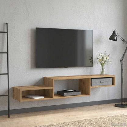 Wall-mounted TV Cabinet Wall-Mounted Artisan Oak