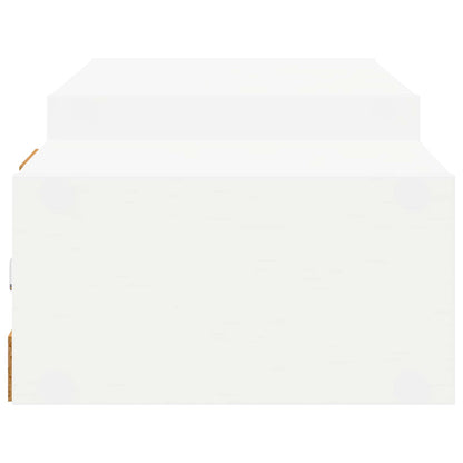 Wall-mounted TV Cabinet Wall-Mounted White 140 x 28 x 21 cm