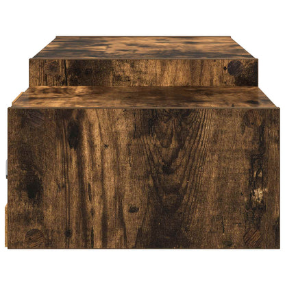 Wall-mounted TV Cabinet Wall-Mounted Smoked Oak