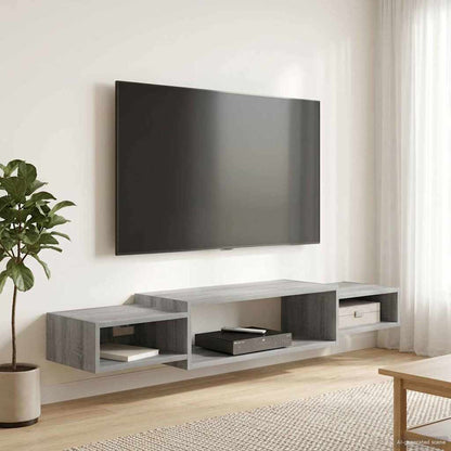 Wall-mounted TV Cabinet Wall-Mounted Grey Sonoma