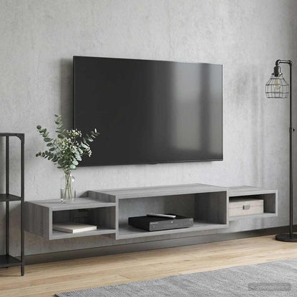 Wall-mounted TV Cabinet Wall-Mounted Grey Sonoma