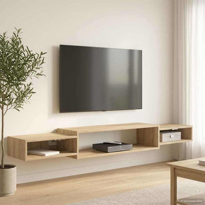 Wall-mounted TV Cabinet Wall-Mounted Sonoma Oak