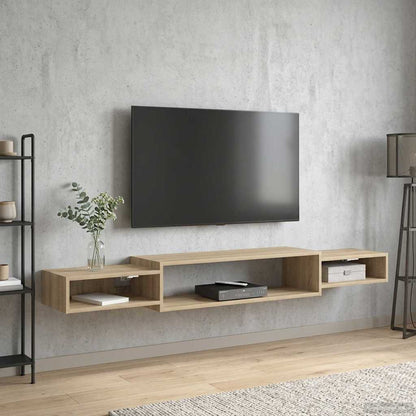 Wall-mounted TV Cabinet Wall-Mounted Sonoma Oak