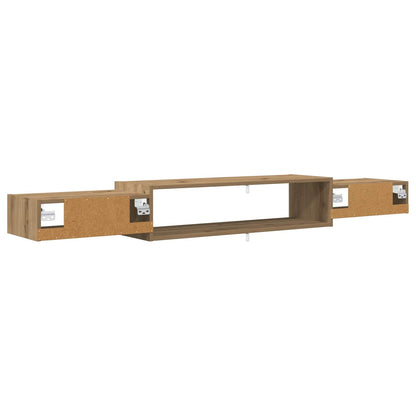 Wall-mounted TV Cabinet Wall-Mounted Artisan Oak