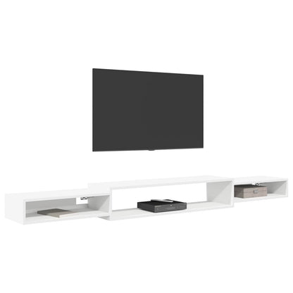 Wall-mounted TV Cabinet Wall-Mounted White 220 x 28 x 21 cm