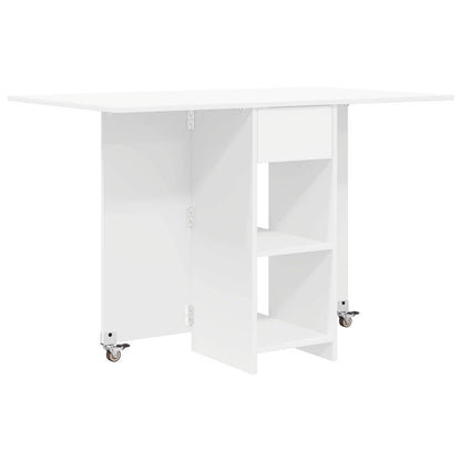 Dinning Table 115 x 70 x 75 cm Engineered Wood White