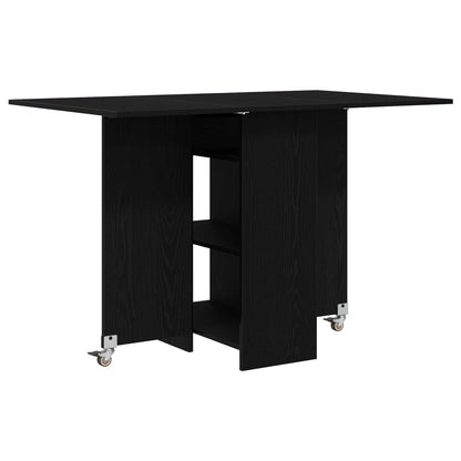 Dinning Table 115 x 70 x 75 cm Engineered Wood Black Oak