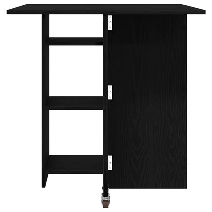 Dinning Table 115 x 70 x 75 cm Engineered Wood Black Oak
