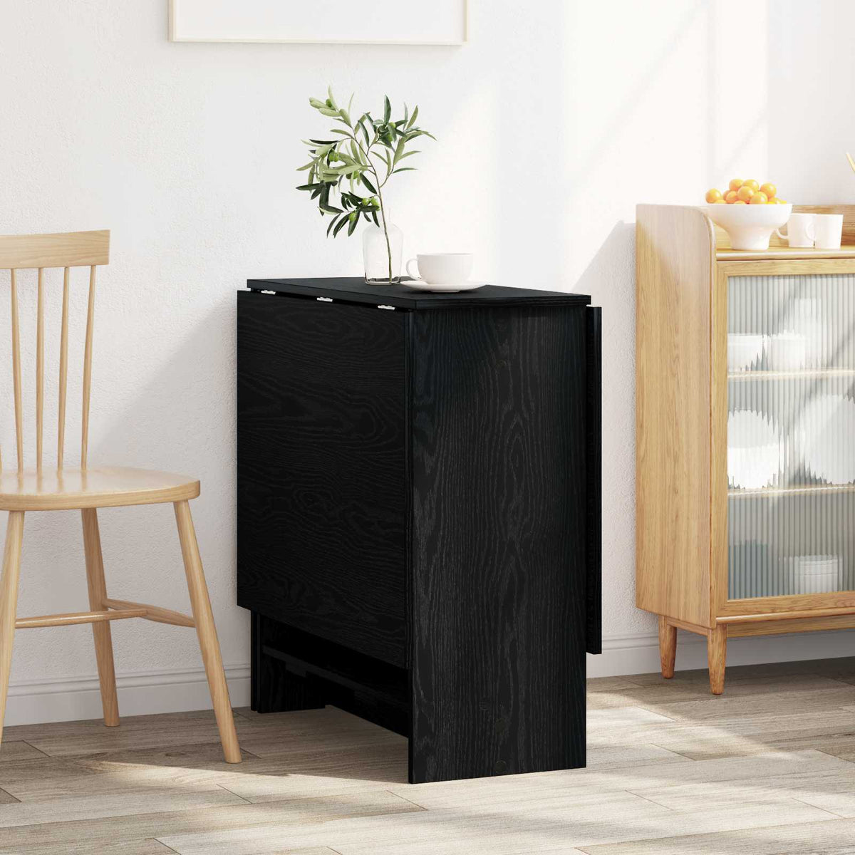 Dinning Table 138 x 70 x 73.5 cm Engineered Wood Black Oak