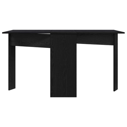 Dinning Table 138 x 70 x 73.5 cm Engineered Wood Black Oak
